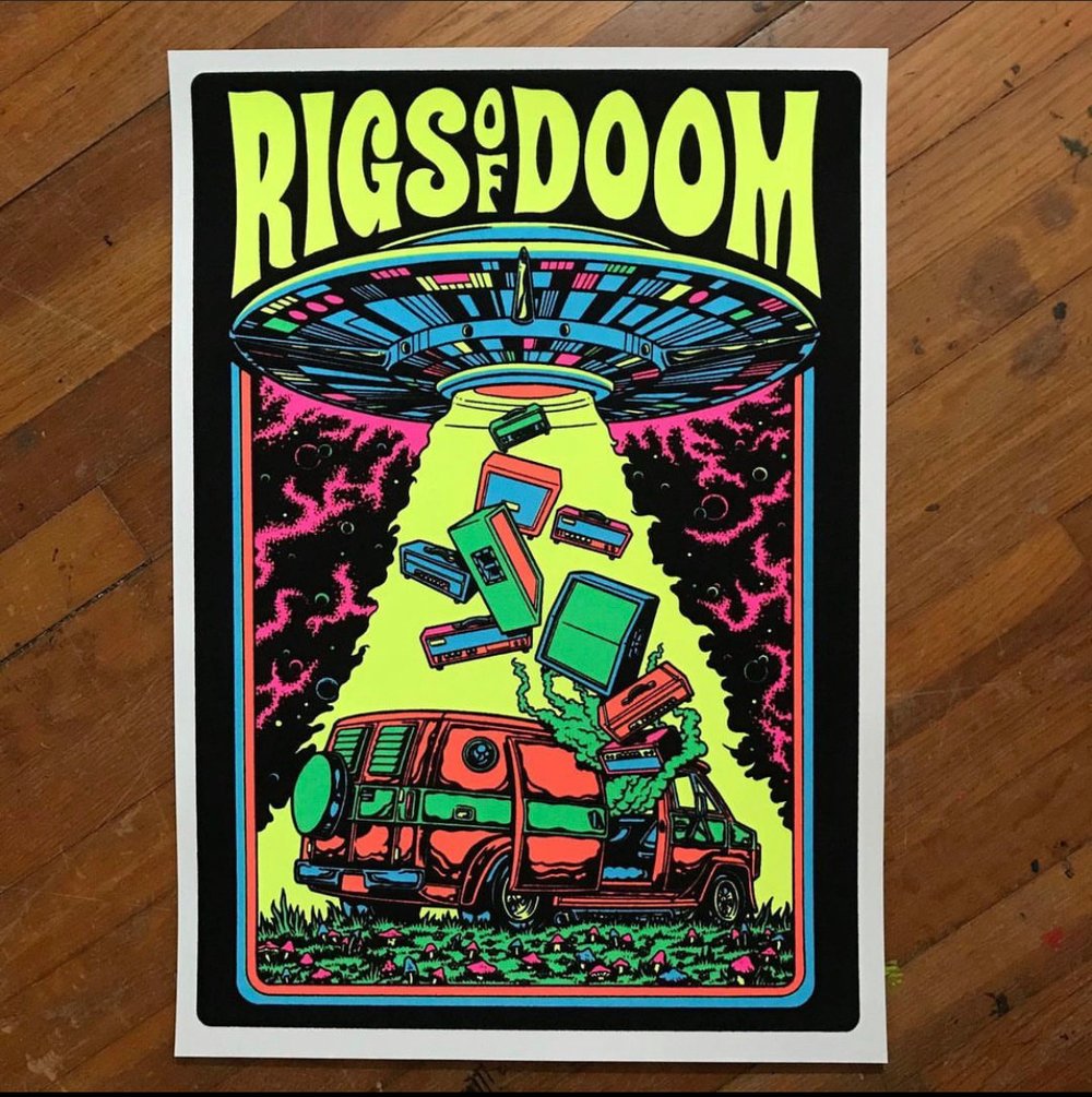 “Abduction” Black Light Poster *PREORDER*