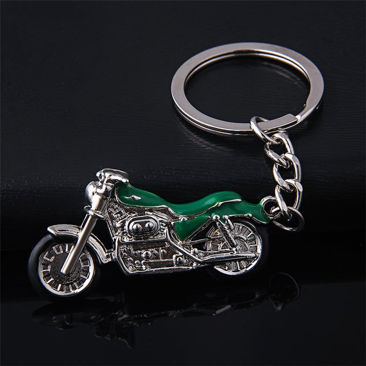 Image of Harley Davidson Green Key Chain