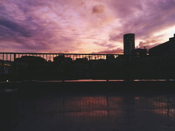 Image of Rooftop Typhoon Sunset