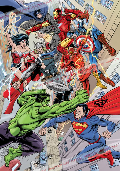 Image of Marvel v DC 2