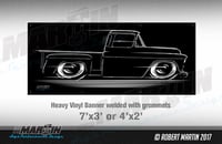 Image 2 of 1955-1957 Chevy GMC Truck T-Shirts Hoodies Banners