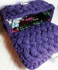Image 4 of Crochet purses with a handle and chains .