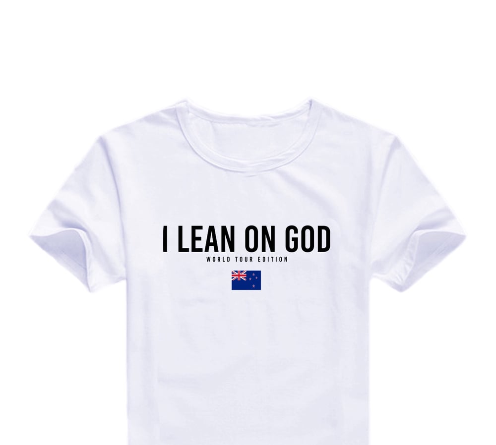 Image of I Lean on God - World Tour Edition (White)