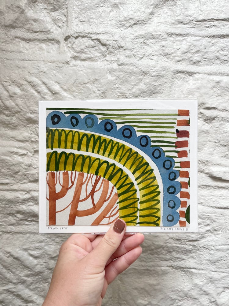 ‘Spring Path’ Original Painting