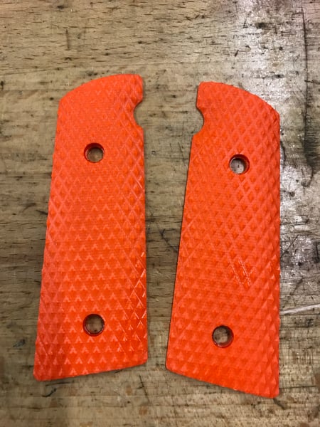 Image of Blaze Orange G10 H9 grips