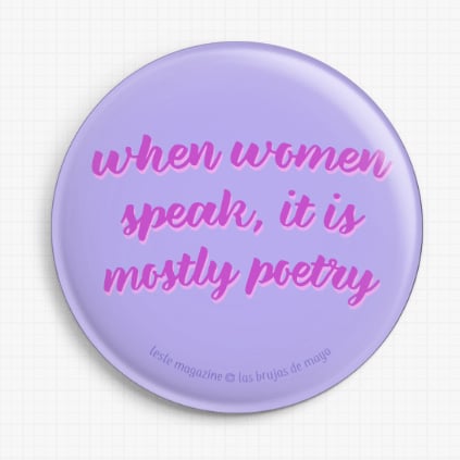 Image of Chapa 'When Women Speak it Is Mostly Poetry'