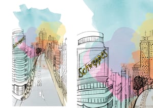 Image of LÁMINA GRAN VÍA SCHWEPPES