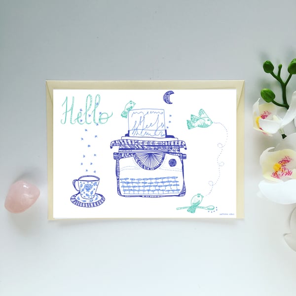 Image of Greeting Card *Hello*