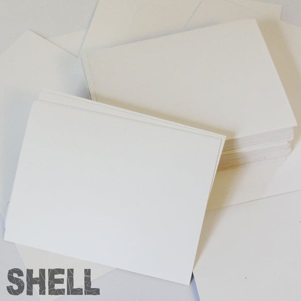 Image of Blank White Eggshell Stickers