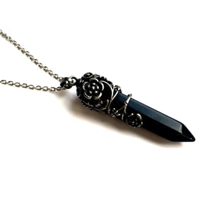 Image of Wisteria crystal necklace