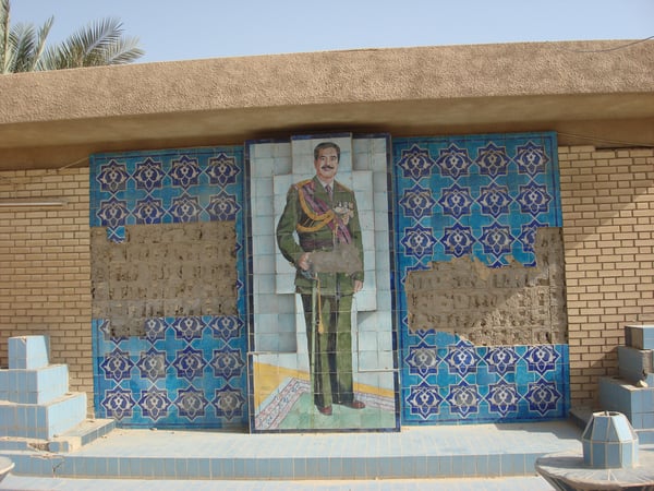 Image of Saddam Wall Portrait 8.5x 11" print signed 1 of 20