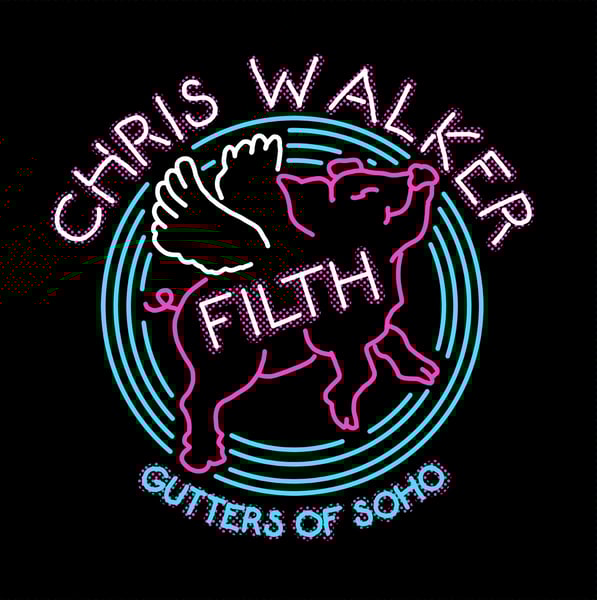 Image of "FILTH" Neon Sign T-Shirt - BLACK