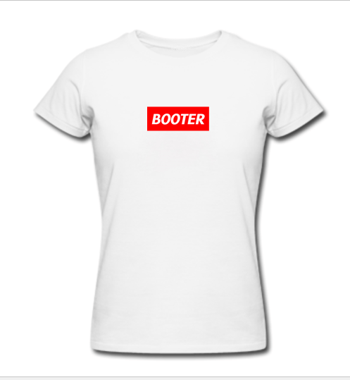 Image of classic booter red and white logo