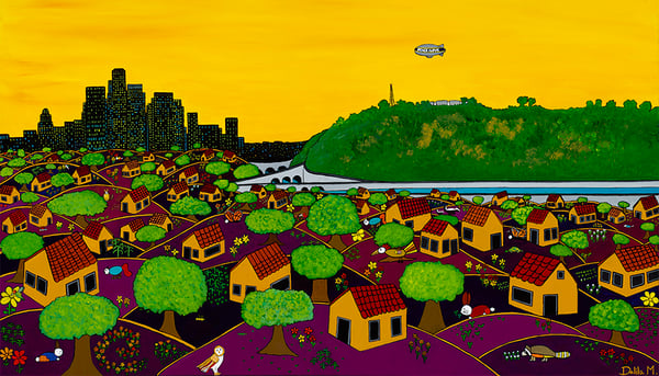 Image of LA Reimagined Limited Editioned Giclee 20" x  29"