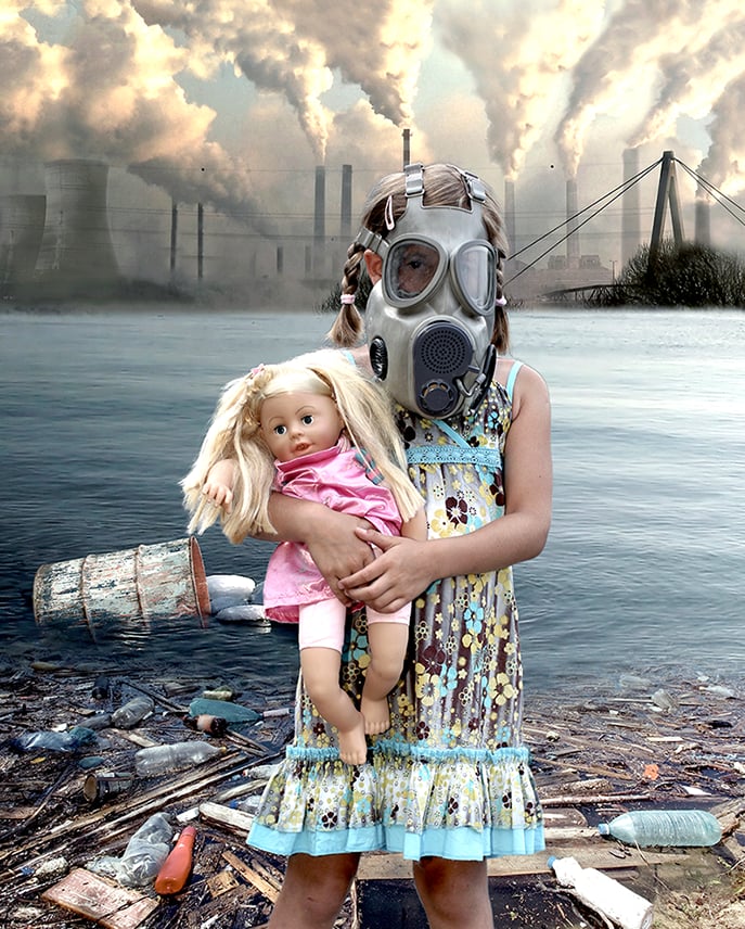Image of Pollution Baby - Fine Art Print