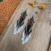 Image 2 of Aurelia fringe earrings