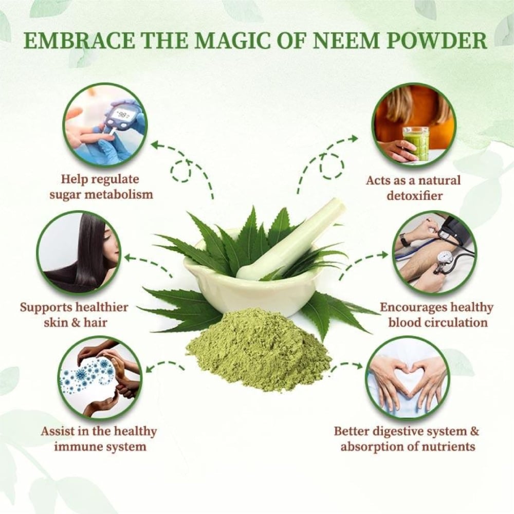 NEEMLY YOURS! Powder/Leaves/Teabags. Diabetes-Fungi-Viruses-Parasites-Allergies-Infections.