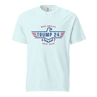 Image 3 of Trump 24 MAGA 47 Unisex Garment-Dyed Heavyweight T-shirt