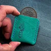 Image 2 of CLAVITO COIN SLIP - TURQUOISE