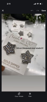 Image 4 of Silver studs PICK INSIDE2