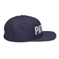 Image 6 of PATRIOTS Navy on White Snapback Hat from PatriotsCo.com