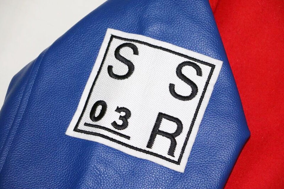 S S R Varsity Leather Jacket