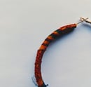 Image 4 of "Mini Whirlwind" Ankara & Denim Earrings
