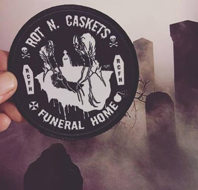 Image of ROT N CASKETS GRAVEROBBERS PATCH