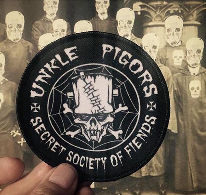 Image of UNKLE PIGORS SECRET SOCIETY OF FIENDS PATCH