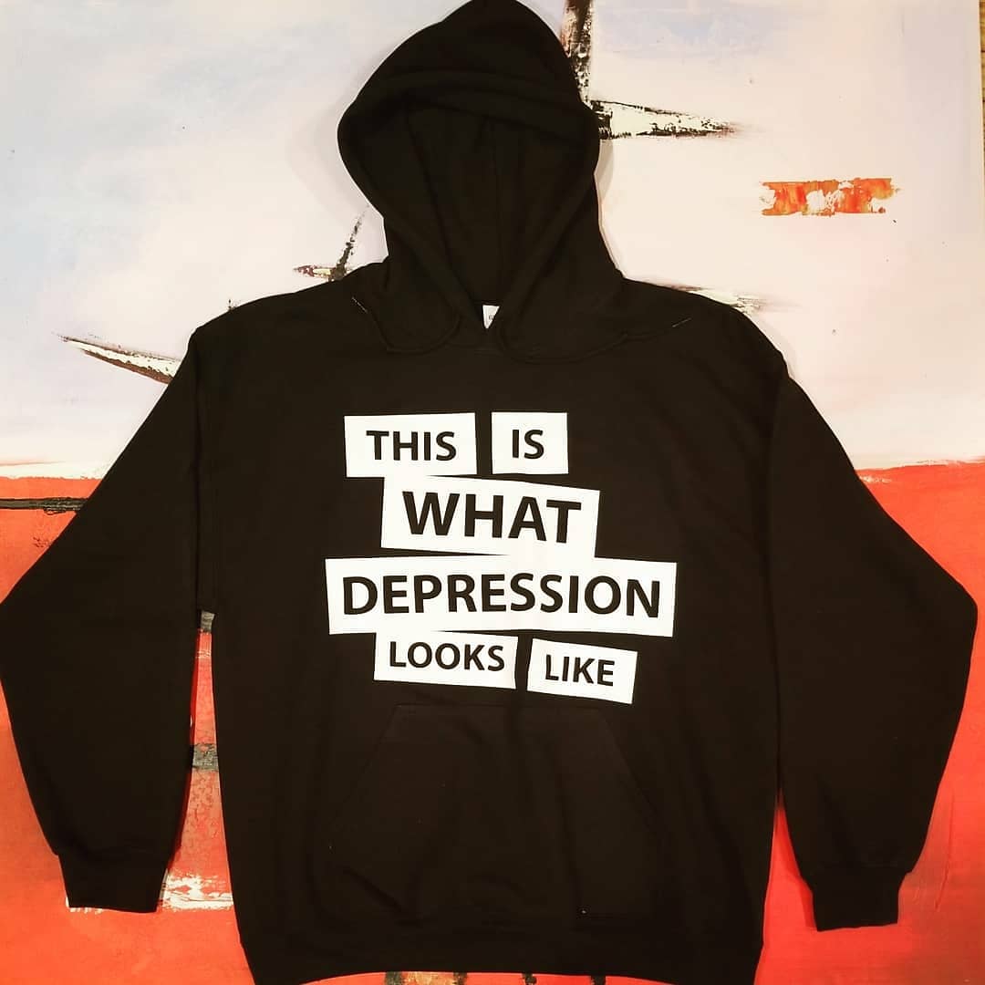“This Is What Depression Looks Like” Hoodie | Quadefy LLC
