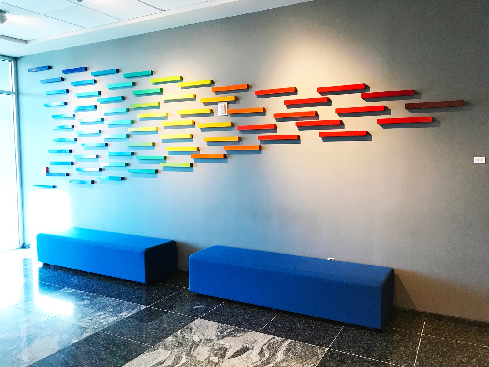 'SOARING IN FULL COLOR' | Large Wall Art Installation | Commercial Art