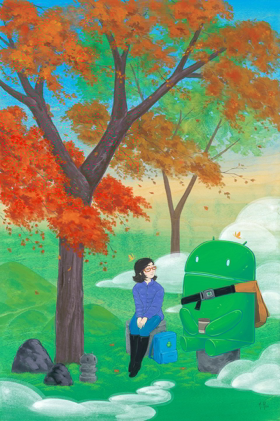 Maple Whispers Original Painting