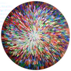 Image of Aes universum - 76x76cm
