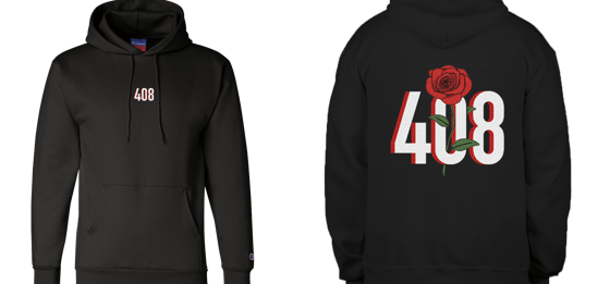 Image of 408 Hoodie (Black)
