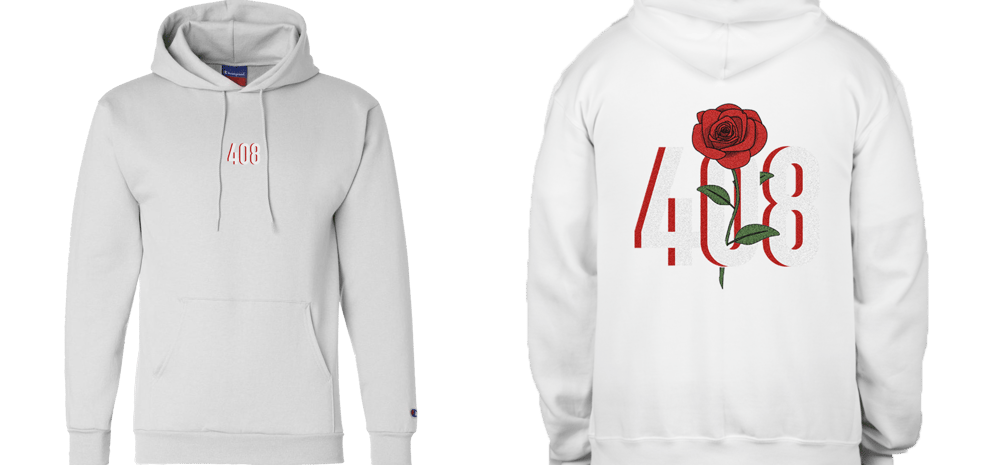 Image of 408 Hoodie (White)