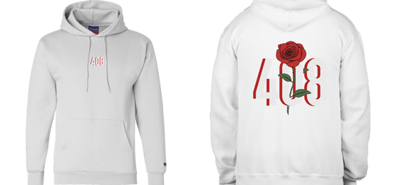 Image of 408 Hoodie (White)