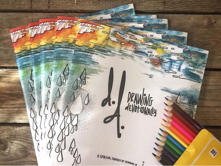 Image of 5 x BOOK BUNDLE Drawing Devotionally Colouring in Book for Adults