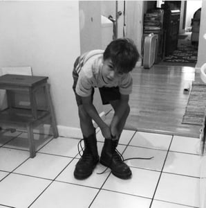 Image of Dark Blue - "Fight To Love" b/w "For You" 7" (12XU 108-7)