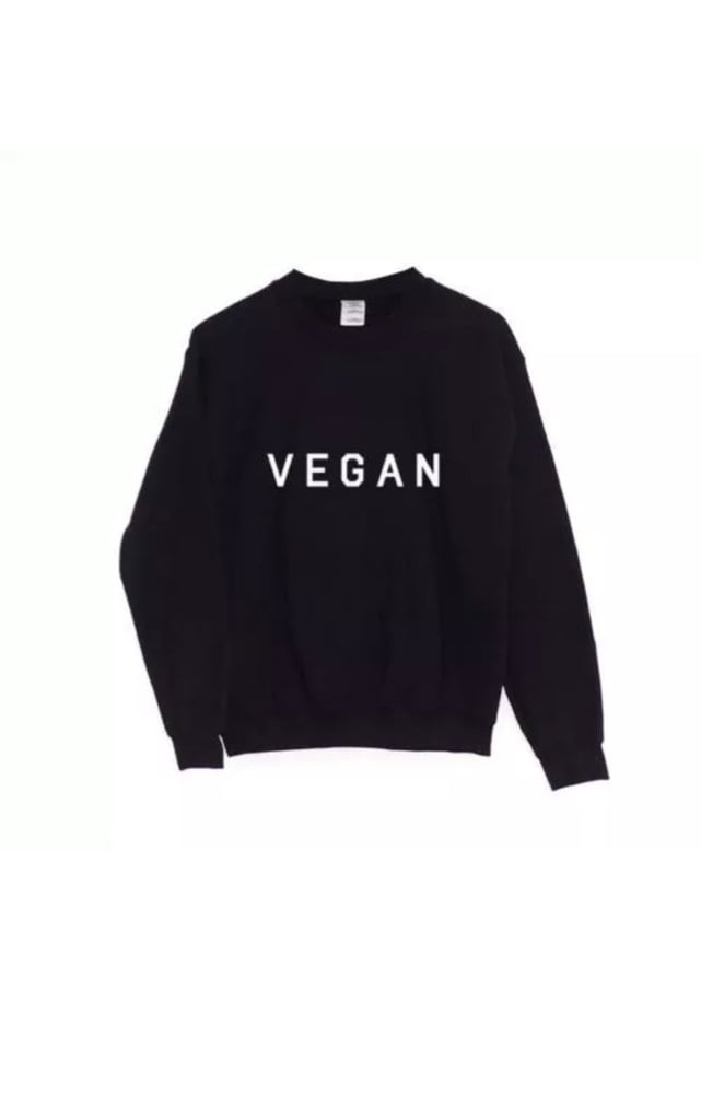 Image of Black Vegan Sweatshirt