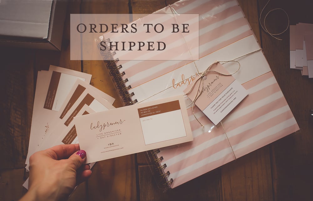 Image of Ladypreneur Life Organizer + Day Director ORDERS TO BE SHIPPED