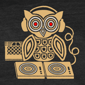 Image of Headphones Owl T-Shirt
