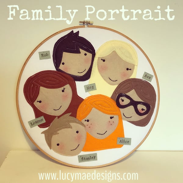 Image of Large Family Portrait Hoop