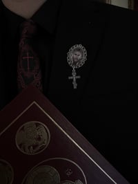 Image 3 of Eastern Sanctus Brooch - Silver 