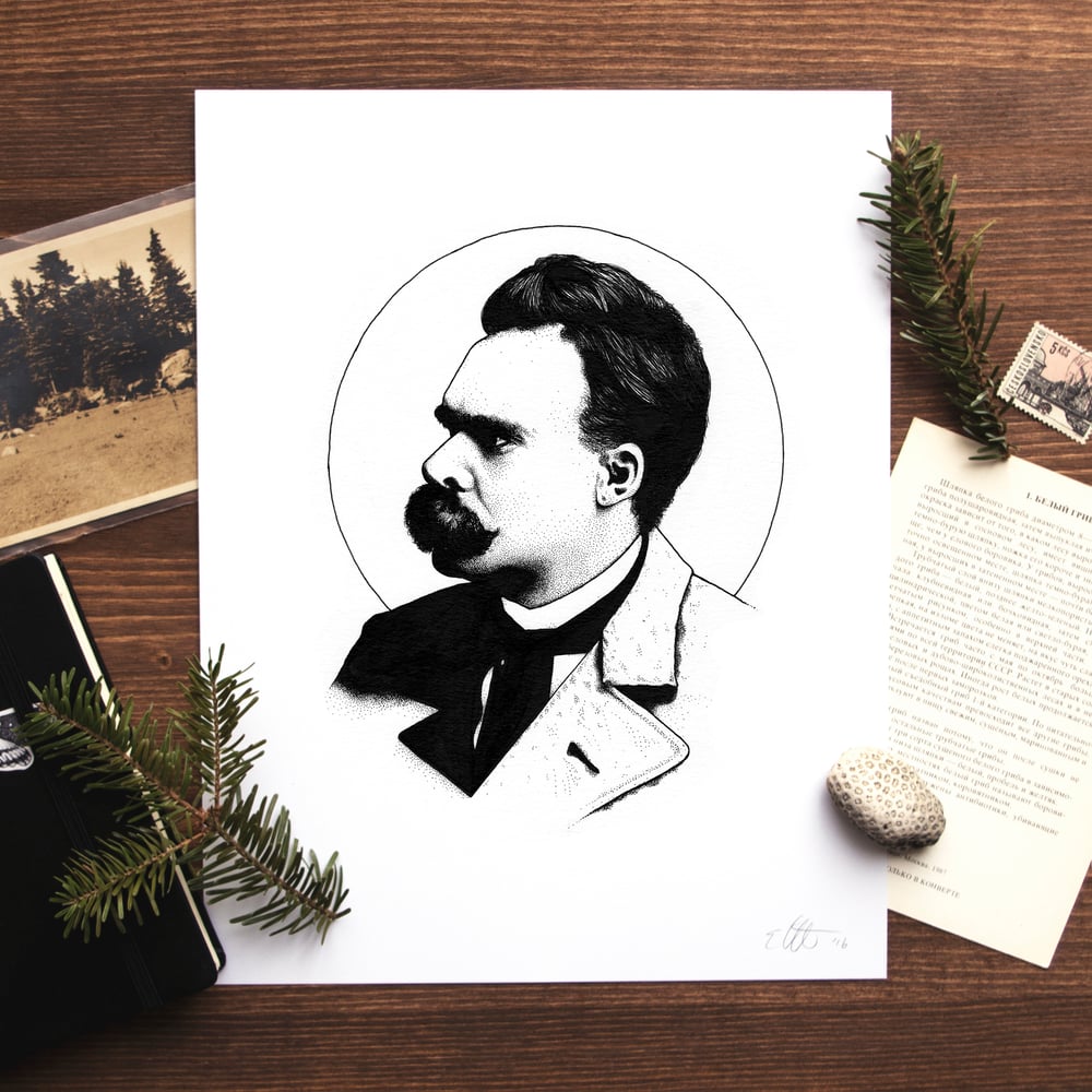Image of Nietzsche Print