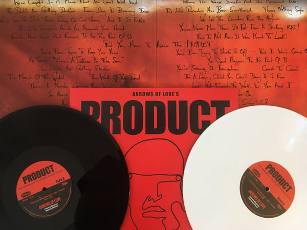 Image of 'PRODUCT' ALBUM GATEFOLD  12" VINYL - IN WHITE OR BLACK VINYL