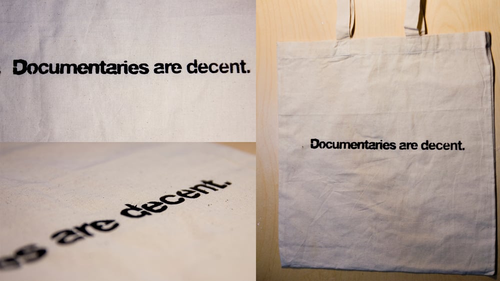 Image of Documentaries are Decent - Tote Bag
