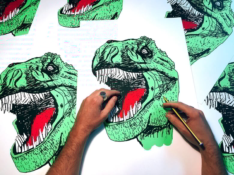 Image of Serigrafia T-rex