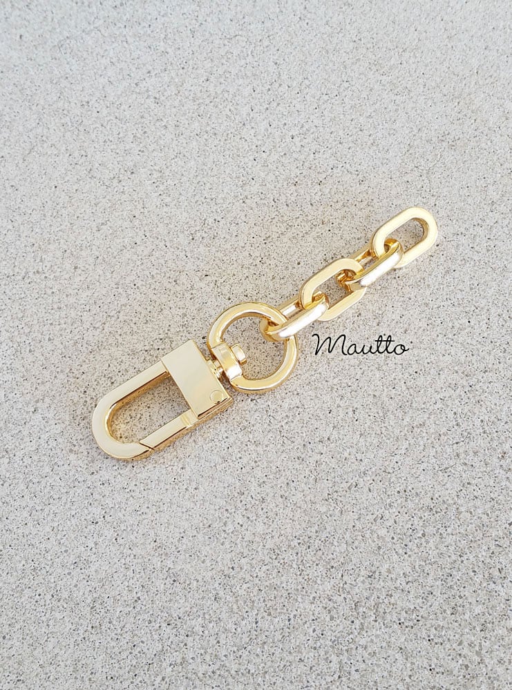 Petite Chain Strap Extender Accessory for LV Pochette & More Mini Elongated  Box Chain With Mini Lobster Clasp Gold or Nickel Finishes 