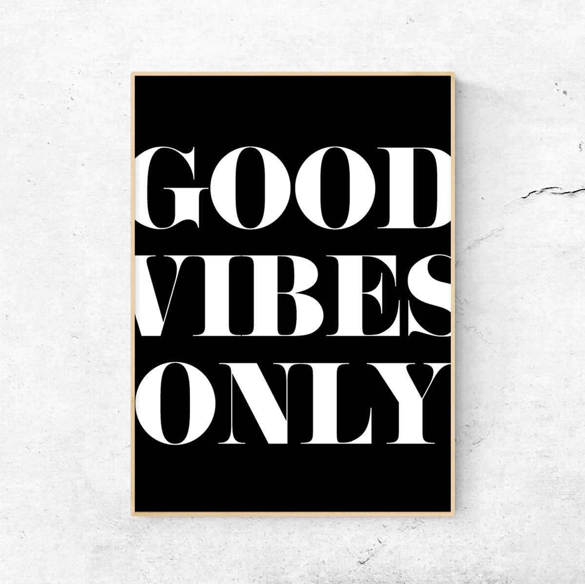 Image of GOOD VIBES [BLACK]