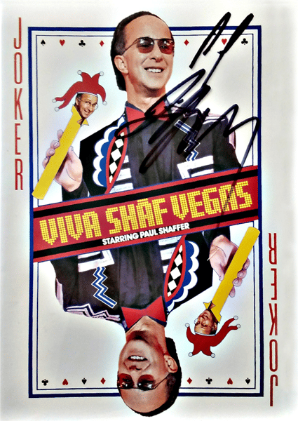 Image of Viva Shaf Vegas DVD - SIGNED BY PAUL SHAFFER